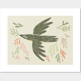 Flying Bird Posters and Art